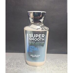 BATH and & BODY WORKS Sea Island Cotton Super Smooth 8oz Lotion, Free Shipping